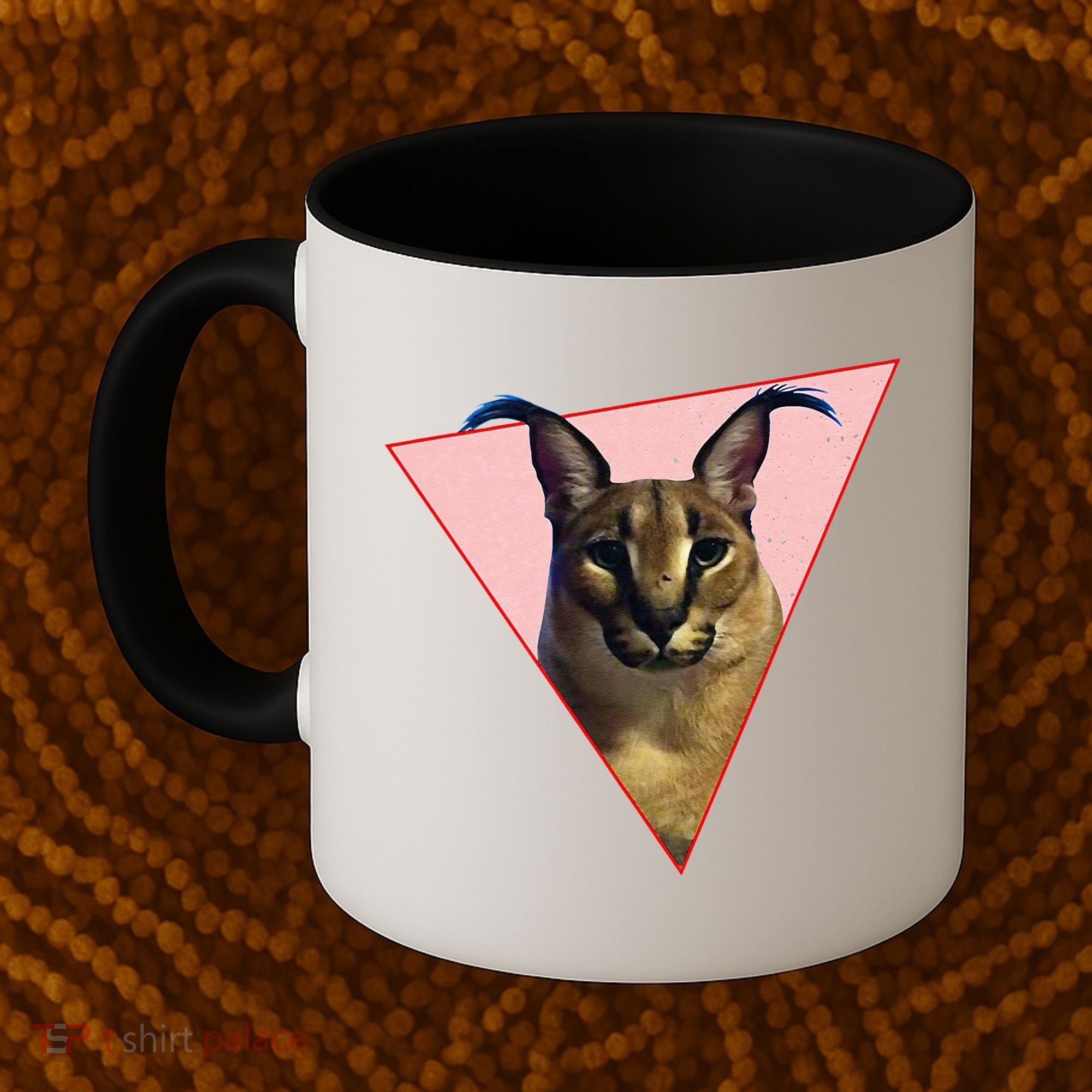 Big Floppa Meme Funny Cat Coffee Mug