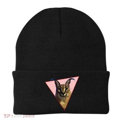 Big Floppa Meme Funny Cat Beanie