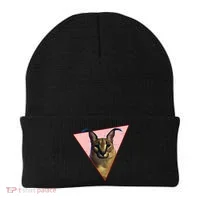 Big Floppa Meme Funny Cat Beanie thumb 0