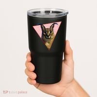 Big Floppa Meme Funny Cat Tumbler thumb 2