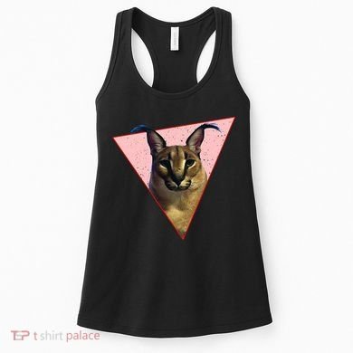 Big Floppa Meme Funny Cat Women's Tank Top