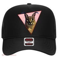 Big Floppa Meme Funny Cat Hat thumb 0