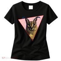 Big Floppa Meme Funny Cat Women's T-Shirt thumb 0