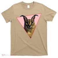 Big Floppa Meme Funny Cat T-Shirt thumb 0