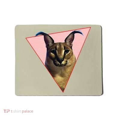 Big Floppa Meme Funny Cat Mousepad