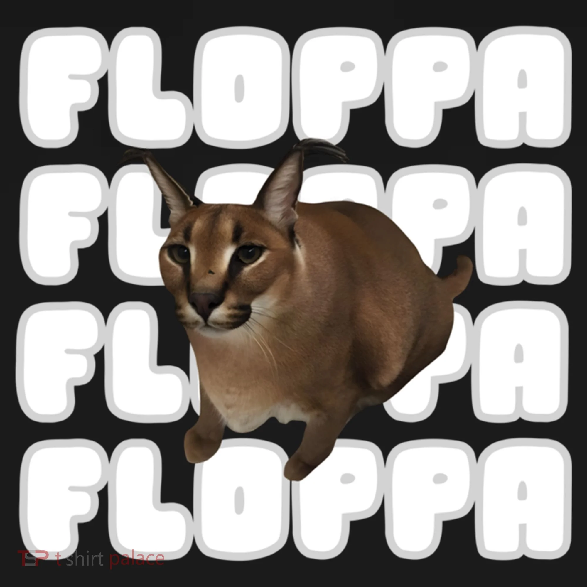 Big Floppa Meme Cat Gift Doggie Tank