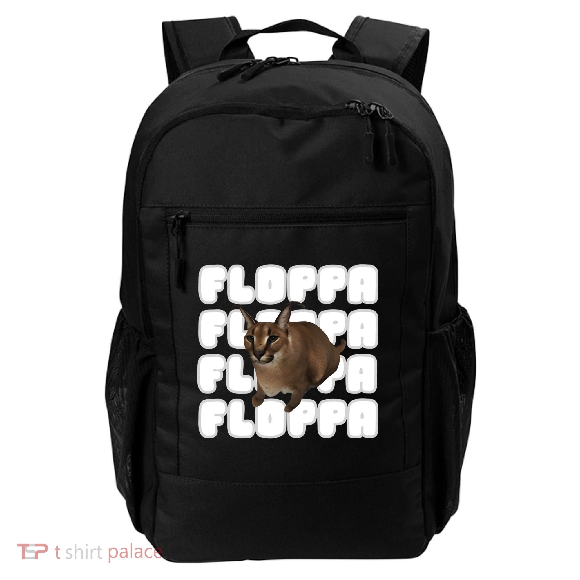 Big Floppa Meme Cat Gift Backpack
