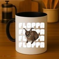Big Floppa Meme Cat Gift Coffee Mug thumb 4