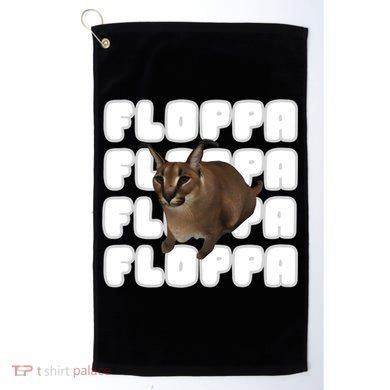 Big Floppa Meme Cat Gift Golf Towel