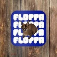 Big Floppa Meme Cat Gift Coaster thumb 0