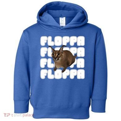 Big Floppa Meme Cat Gift Toddler Hoodie
