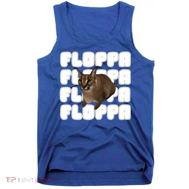 Big Floppa Meme Cat Gift Tank Top