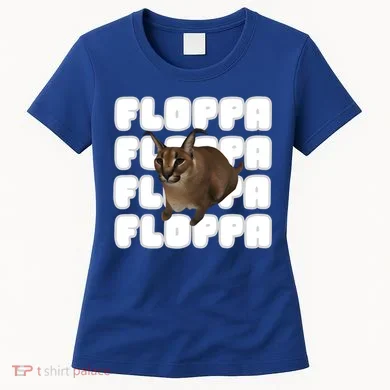 Big Floppa Meme Cat Gift Women's T-Shirt
