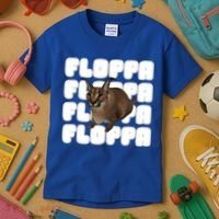 Big Floppa Meme Cat Gift Kids T-Shirt thumb 3