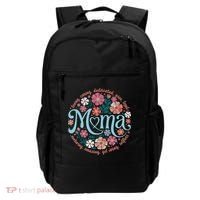 Boho Floral Mama Mom Adjectives She Is Mom Mothers Day Backpack thumb 0