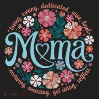 Boho Floral Mama Mom Adjectives She Is Mom Mothers Day Tumbler thumb 3