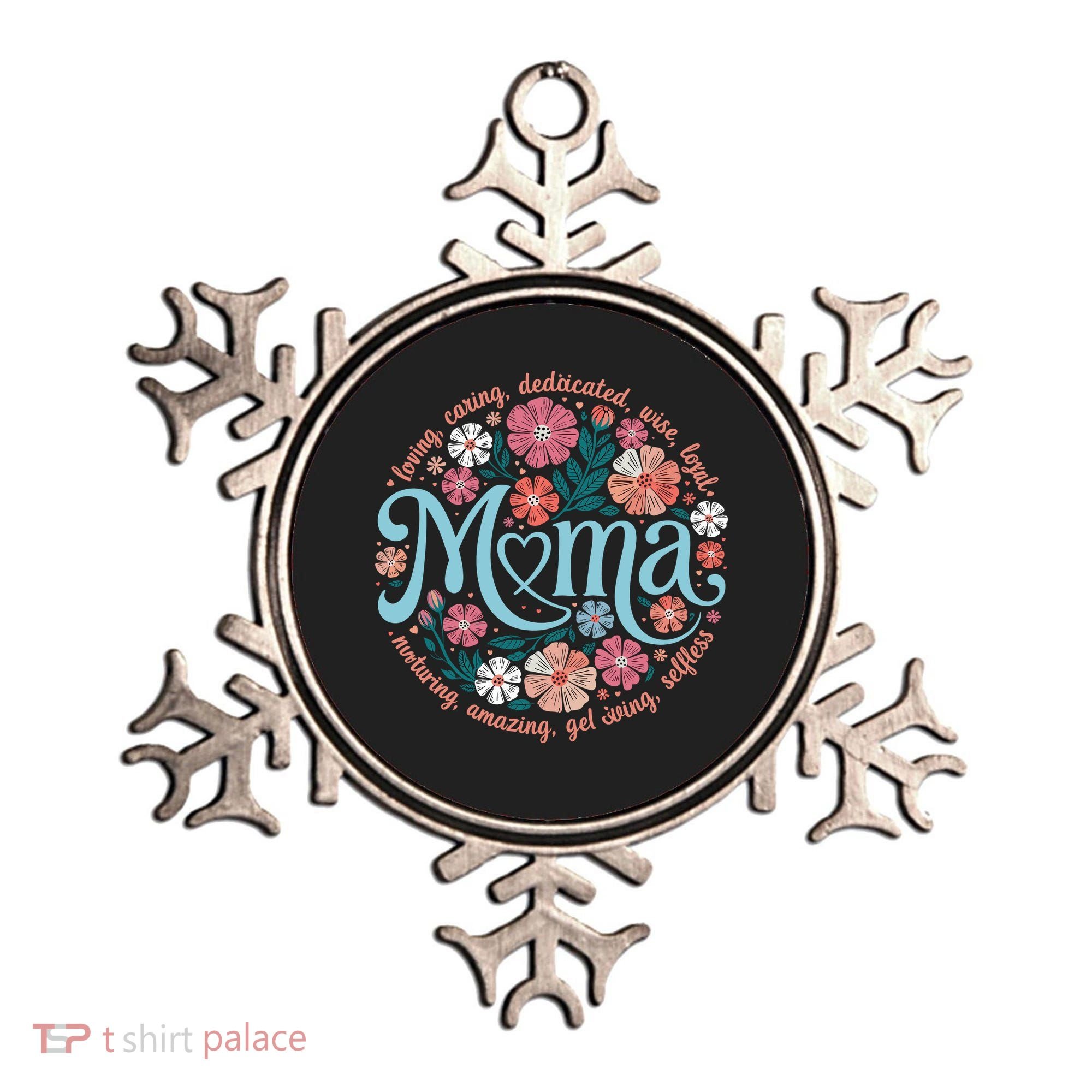 Boho Floral Mama Mom Adjectives She Is Mom Mothers Day Ornament