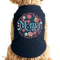 Boho Floral Mama Mom Adjectives She Is Mom Mothers Day Doggie Tank thumb 0