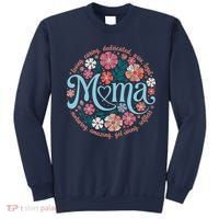 Boho Floral Mama Mom Adjectives She Is Mom Mothers Day Sweatshirt thumb 0