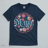 Boho Floral Mama Mom Adjectives She Is Mom Mothers Day T-Shirt thumb 5