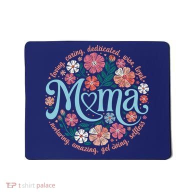 Boho Floral Mama Mom Adjectives She Is Mom Mothers Day Mousepad