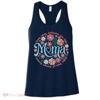 Boho Floral Mama Mom Adjectives She Is Mom Mothers Day Women's Tank Top thumb 0