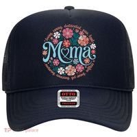 Boho Floral Mama Mom Adjectives She Is Mom Mothers Day Hat thumb 0