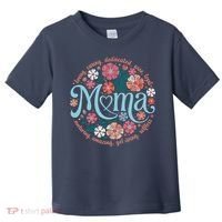 Boho Floral Mama Mom Adjectives She Is Mom Mothers Day Toddler T-Shirt thumb 0