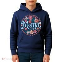 Boho Floral Mama Mom Adjectives She Is Mom Mothers Day Kids Hoodie thumb 4