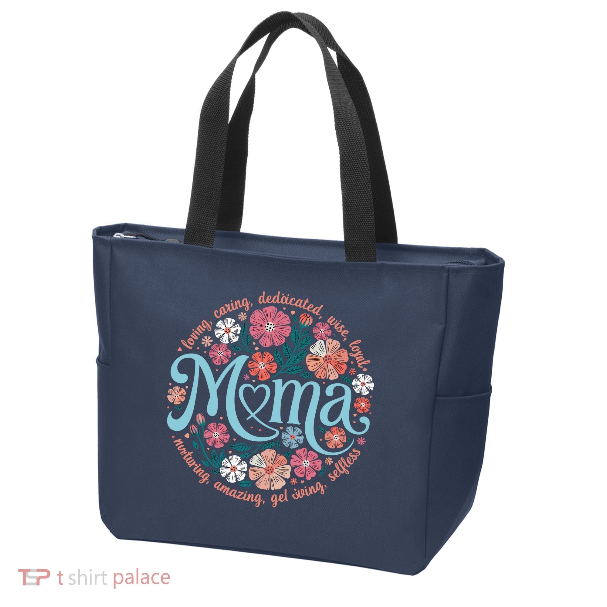 Boho Floral Mama Mom Adjectives She Is Mom Mothers Day Tote Bag