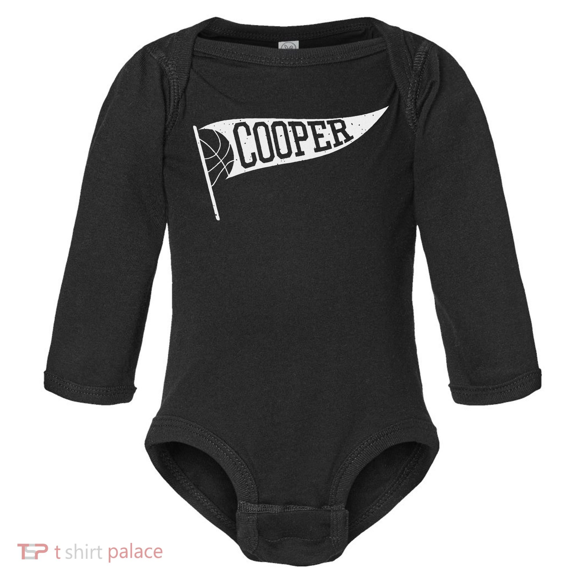 Basketball Fan Merch Cooper Flag Baby Long Sleeve Bodysuit