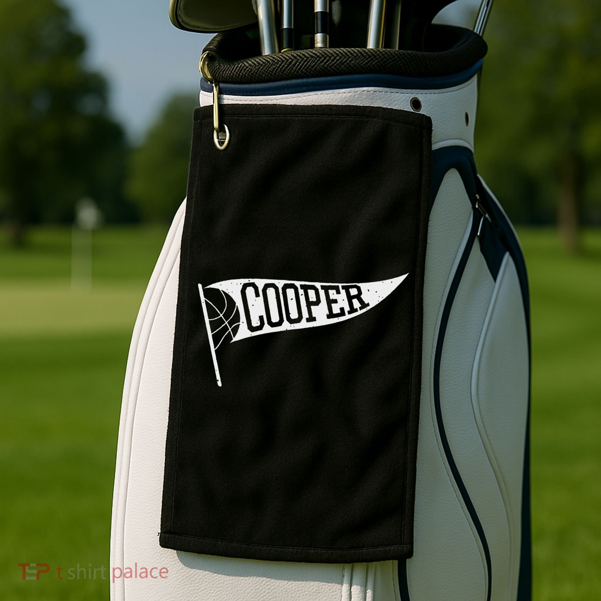 Basketball Fan Merch Cooper Flag Golf Towel