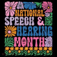 Boho Flower National Speech And Hearing Month SLP Therapist Kids Colorblock Raglan Jersey thumb 2