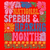 Boho Flower National Speech And Hearing Month SLP Therapist Santa Hat thumb 1
