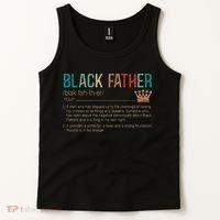 Black Father Noun Father Day Gifts Classic Tank Top thumb 2