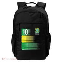 Brasil Flag Number 10 Brazil Soccer Backpack thumb 0
