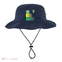Brasil Flag Number 10 Brazil Soccer Bucket Hat thumb 0