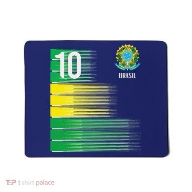 Brasil Flag Number 10 Brazil Soccer Mousepad