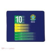 Brasil Flag Number 10 Brazil Soccer Mousepad thumb 0