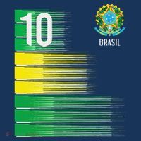 Brasil Flag Number 10 Brazil Soccer Women's Tank Top thumb 5