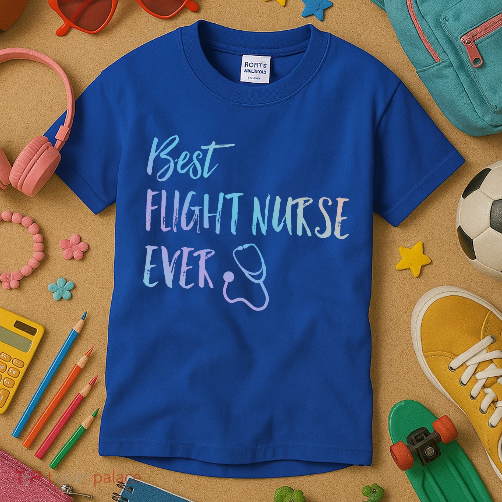 Best Flight Nurse Ever National Nurses Week Gift Kids T-Shirt