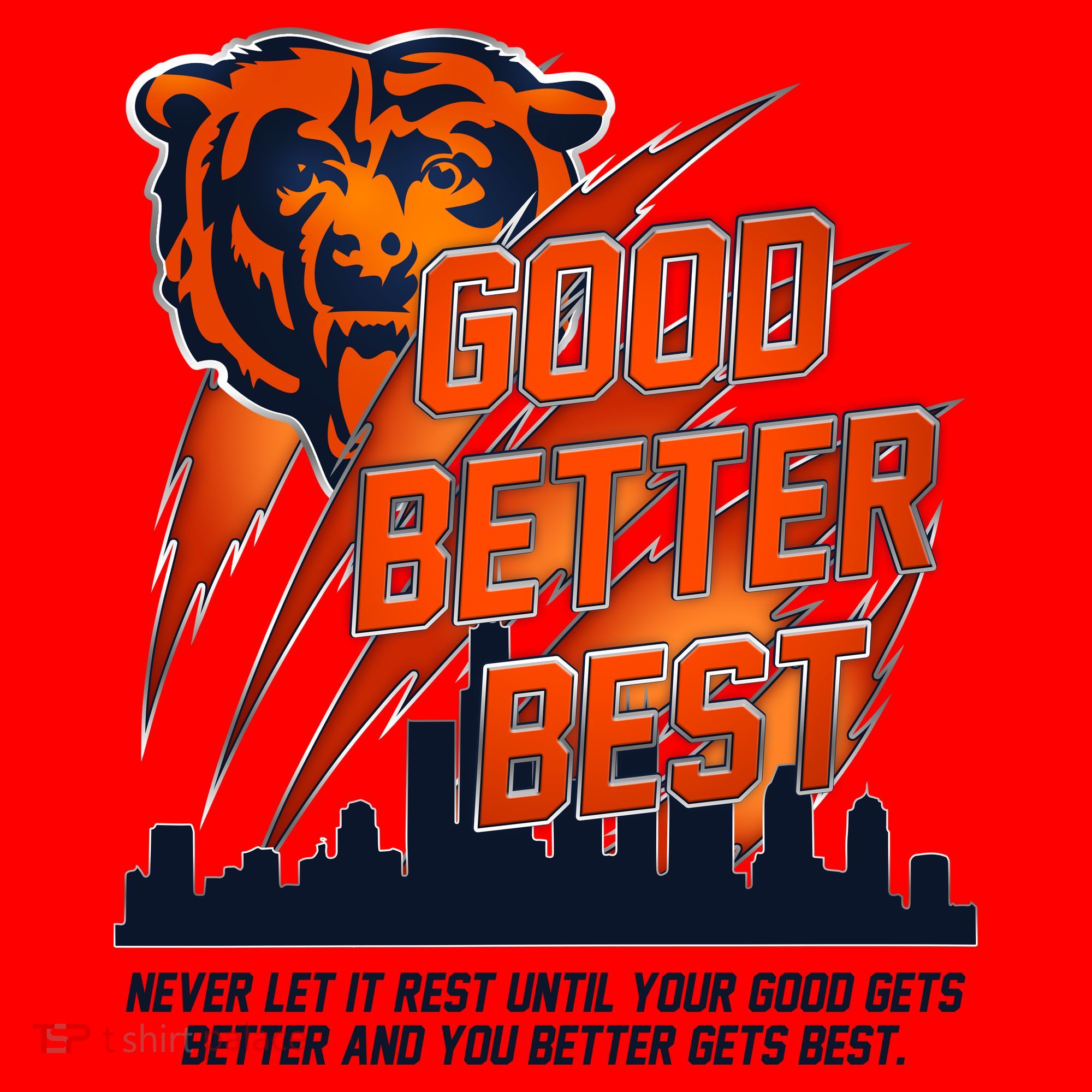 Bears Football Never Let It Rest Good Better Best Slogan  Santa Hat