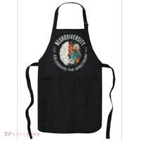 Brain Floral Neurodiversity Celebrate The Spectrum Autism Apron thumb 0