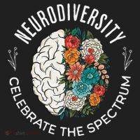 Brain Floral Neurodiversity Celebrate The Spectrum Autism Beanie thumb 2