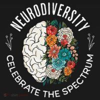 Brain Floral Neurodiversity Celebrate The Spectrum Autism Women's Hoodie thumb 2
