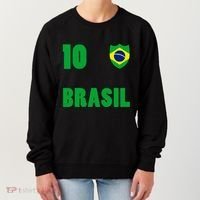Brazil Flag Number 10 Brasil Women's Sweatshirt thumb 0