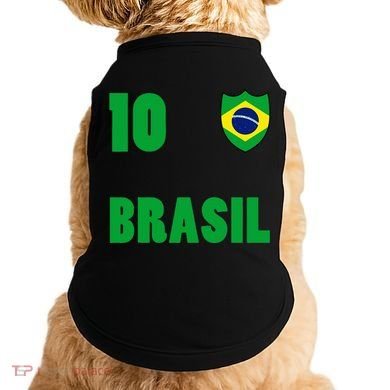 Brazil Flag Number 10 Brasil Doggie Tank