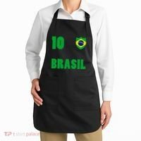 Brazil Flag Number 10 Brasil Apron thumb 2