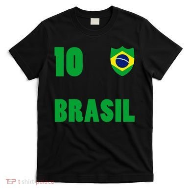Brazil Flag Number 10 Brasil T-Shirt