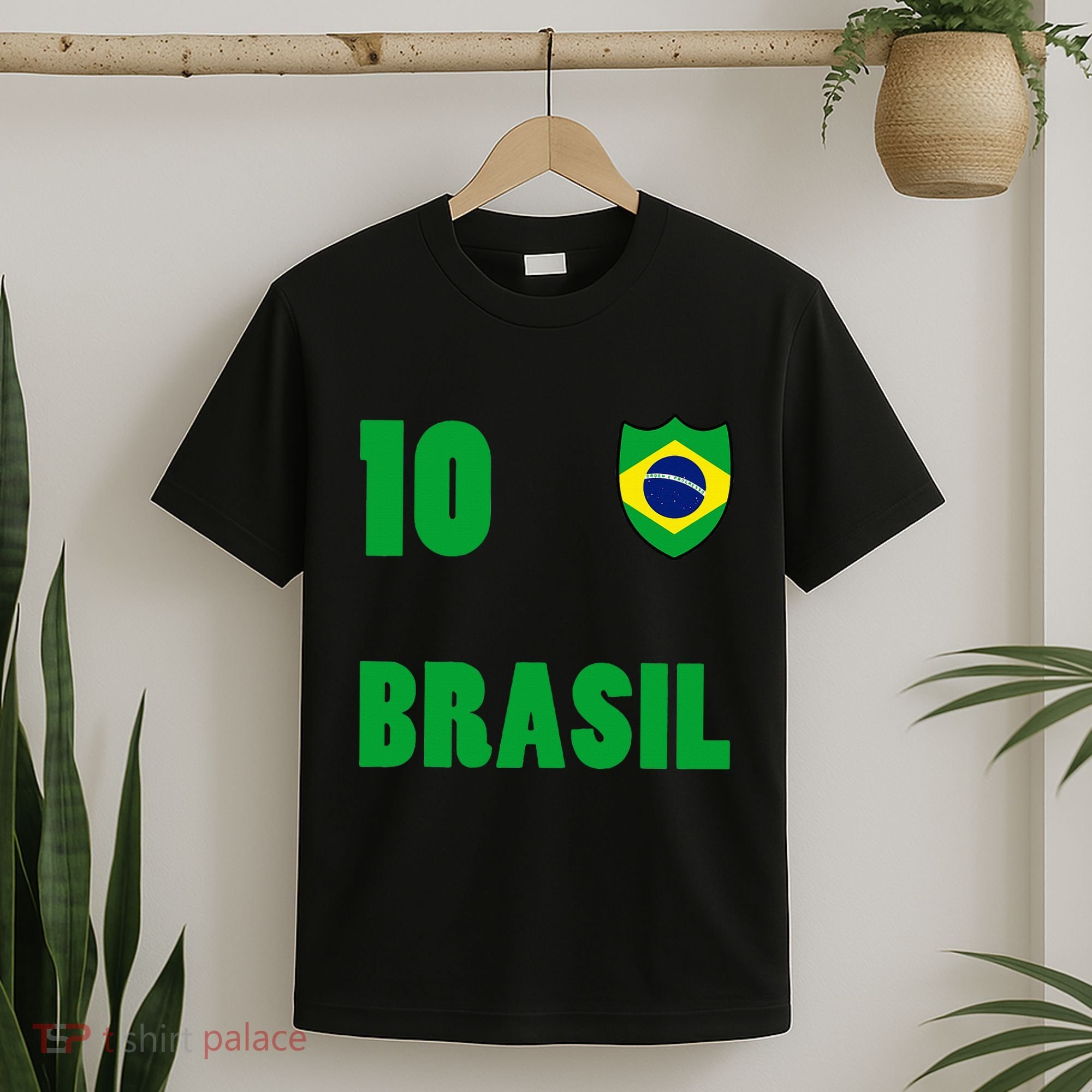 Brazil Flag Number 10 Brasil T-Shirt